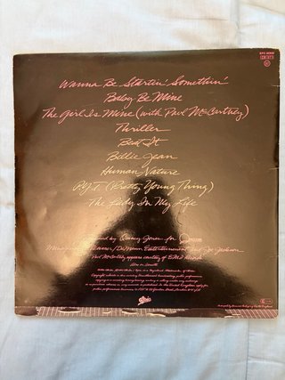 Vinilo Michael Jackson Thriller 1982