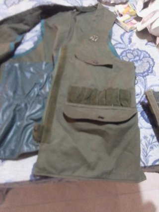 Chaleco de caza verde