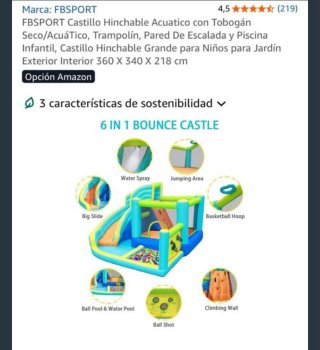 Parque Hinchable Infantil FBSPORT
