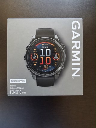 Garmin Fénix 8 47 mm AMOLED Sapphire titanio.