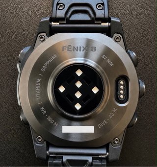 Garmin Fénix 8 47 mm AMOLED Sapphire titanio.