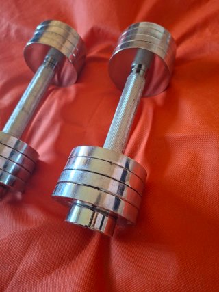 Par Mancuernas Ajustables Acero Inoxidable