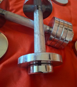 Par Mancuernas Ajustables Acero Inoxidable