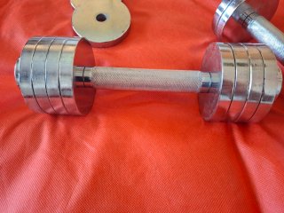 Par Mancuernas Ajustables Acero Inoxidable