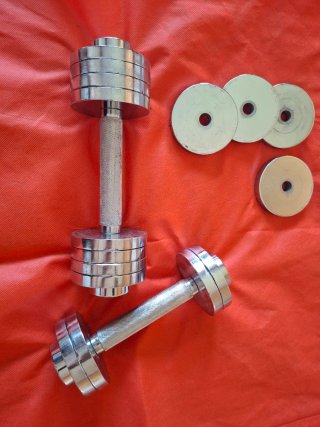 Par Mancuernas Ajustables Acero Inoxidable