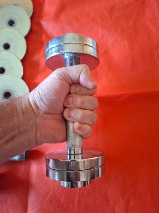 Par Mancuernas Ajustables Acero Inoxidable