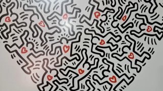 Cuadro Keith Haring Corazón