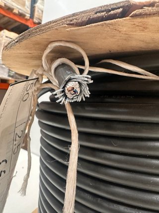 Bobina Cable de alimentación  blindado 50m