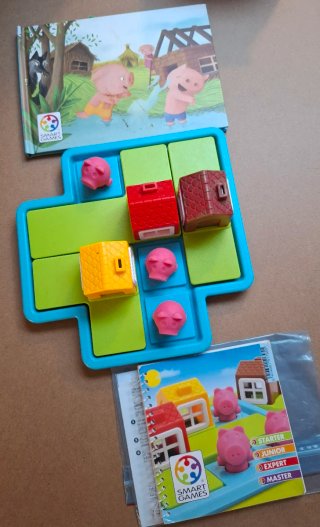 Juego de lógica Smart Games Los Tres Cerditos