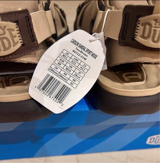 Sandali HEY DUDE Uomo Beige/Marrone Nuovo