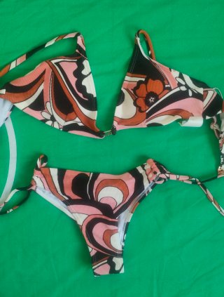 Bikini Brasileño Estampado Tropical