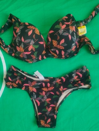 Bikini Brasileño Estampado Tropical