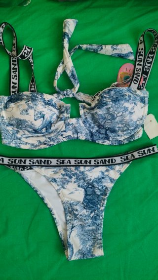 Bikini Brasileño Estampado Tropical