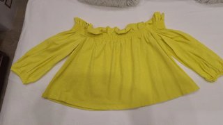 Blusa Crop Lima,sin usar