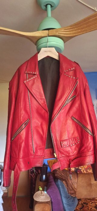 Cazadora Rockera Roja