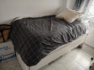 Cama nido doble de madera  Colchones como nuevos