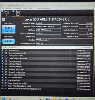 Lexar ARES SSD M.2 2280 PCIe Gen4x4 NVMe