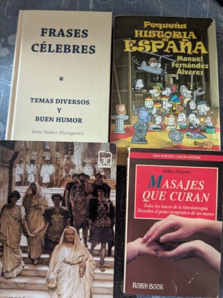 Libros del desván 1,20€ unidad.