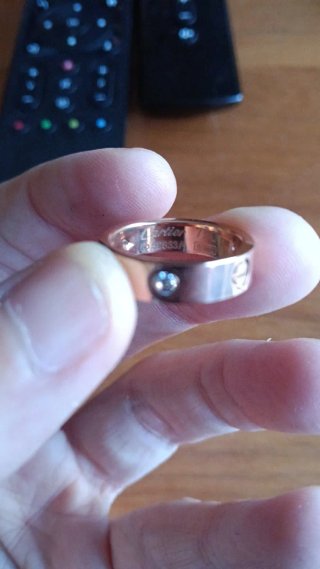 Anillo Cartier Love Oro Rosa 18K