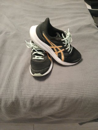 Zapatillas Asics Talla 39 Negras Naranja