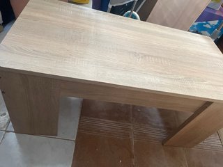 Mesa elevable pequeña madera