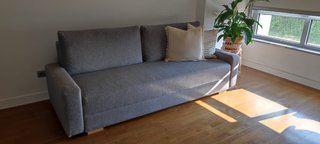 Sofá Cama de 3 Plazas Color Gris IKEA