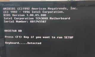 Placa Base Toshiba Infinia Pentium 133MHz 32mb Ram