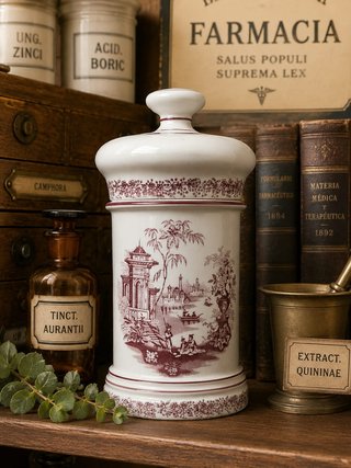 Albarelo de farmacia La Cartuja de Sevilla