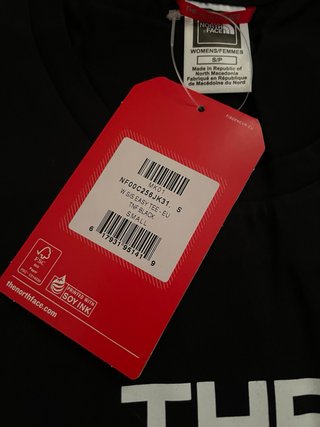 Camiseta The North Face Negra Talla S