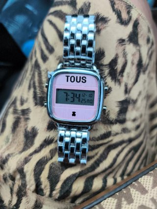 Reloj Tous Rosa y Plateado