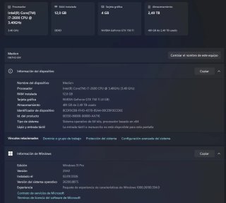 Pc gamer torre I7 GTX750 TI OC 4gb