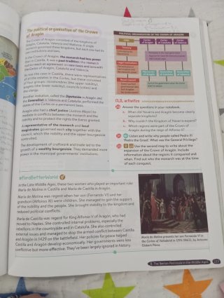 Libro de texto de geografía en inglés