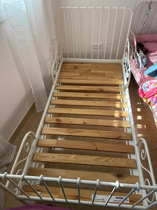 Cama extensible IKEA MINNEN blanca + colchón inclu