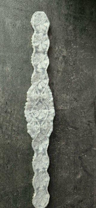 Aplique Novia Pedrería y Perlas 21x5 cm
