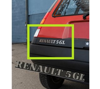 RENAULT 5 MK2 EMBLEMAS TRAS. [TODAS LAS VERSIONES]