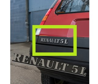 RENAULT 5 MK2 EMBLEMAS TRAS. [TODAS LAS VERSIONES]