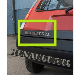 RENAULT 5 MK2 EMBLEMAS TRAS. [TODAS LAS VERSIONES]