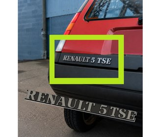 RENAULT 5 MK2 EMBLEMAS TRAS. [TODAS LAS VERSIONES]