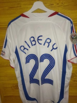 Camiseta Retro Ribery#22 Francia