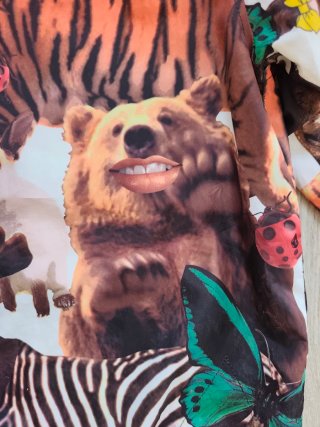 Chaqueta Volcom Estampada Animales