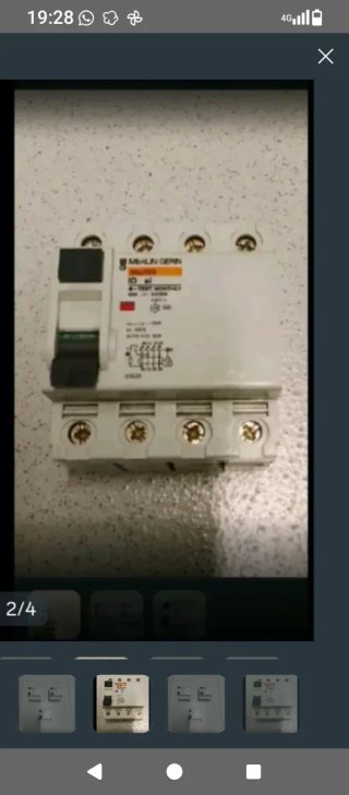 Superinmunizado interruptor diferencial protección