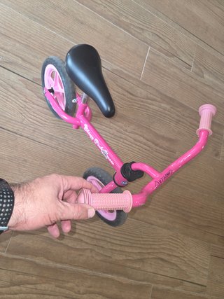 Bici sin pedales rosa