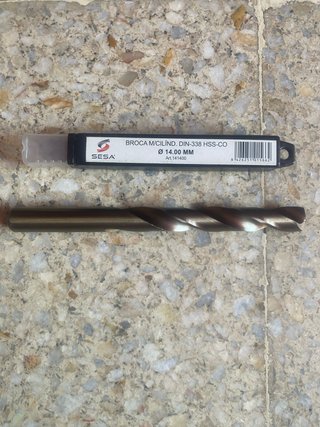 Broca SESA 14 mm DIN-338 HSS-CO