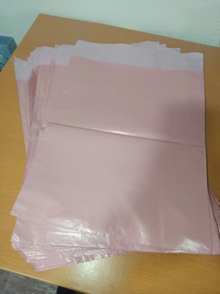 20 Bolsas de envío 25x35 cm rosas