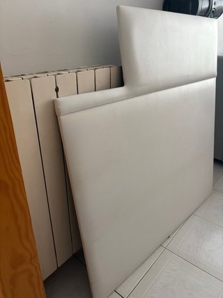 Cabecero de cama 90 cm blanco