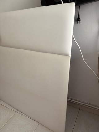 Cabecero de cama 90 cm blanco