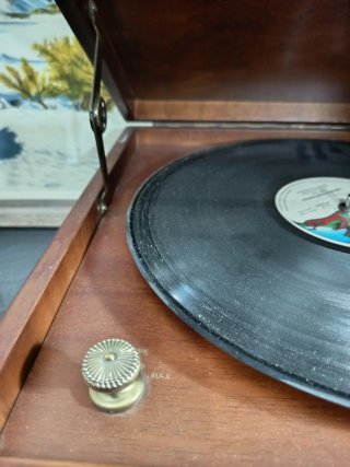 Tocadiscos Vintage Marrón