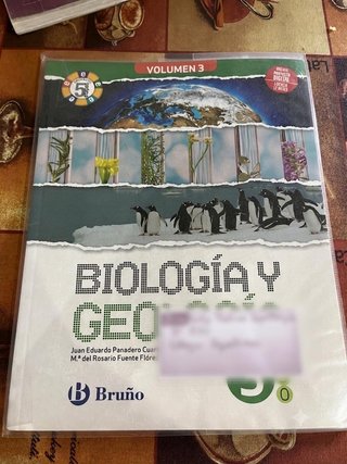 Libro Biología y Geología 3o ESO (Vol. 1) - Anaya