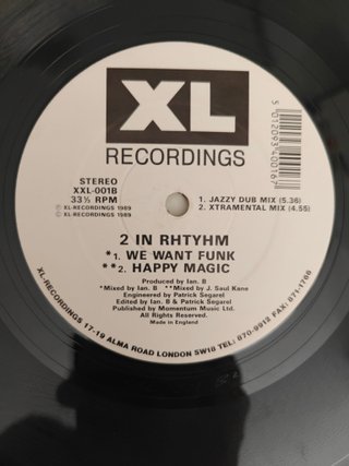 Vinilo 12 2 In Rhythm – We Want Funk