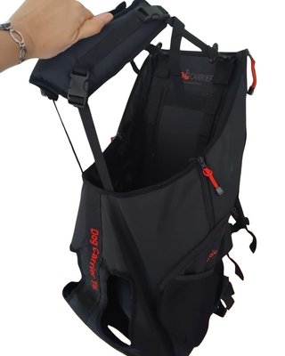 Mochila Transportín Perro XXL Negra Nueva